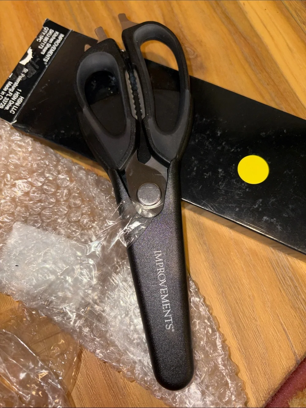 Improvements 9-in-1 Multifunctional Scissors - Black Multi-Purpose Scissor NEW